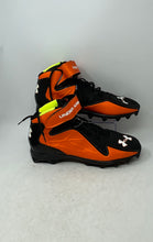 Load image into Gallery viewer, Under Armour Corona Mens Spine Clutch Fit Black Orange Baseball Cleats Size 16
