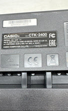 Load image into Gallery viewer, Casio CTK-2400 Black 61-Keys Beginners Students Electronic Keyboard Not Tested
