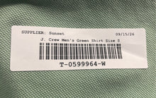 Load image into Gallery viewer, J.Crew Mens Green Cotton Short Sleeve Collared Slim Fit Polo Shirt Size S
