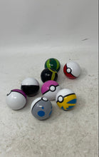 Load image into Gallery viewer, Lot Of 8 Piece Assorted Multicolor Collection Pokemon Toy Anime Ball
