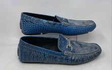 Load image into Gallery viewer, Donald J. Pliner Mens Viro 2 Blue Moc Toe Slip-On Driving Loafer Shoes Size 14M

