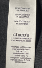 Load image into Gallery viewer, Chico's Womens Black Sleeveless Wide Leg Back Zip One-Piece Jumpsuit Size 1

