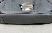 Load image into Gallery viewer, Michael Kors Womens Gray Leather Shoulder Strap Inner Pocket Lined Hobo Handbag
