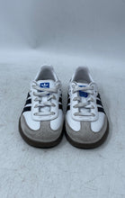 Load image into Gallery viewer, Adidas Kids Samba OG IE3679 White Black Low Top Slip-On Sneaker Shoes Size 7K
