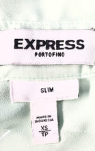 Load image into Gallery viewer, Express Womens Portofino Green Slim Fit Long Sleeve Button-Up Shirt Size XS

