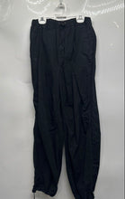 Load image into Gallery viewer, Zara Womens Black Elastic Waist Drawstring Tapered Leg Jogger Pants Size M
