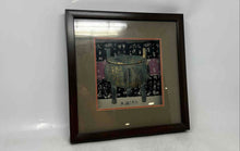 Load image into Gallery viewer, Green Patina Framed Artistic Impression Of Chinese Ritual Tripod Shadow Box
