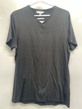 Load image into Gallery viewer, Calvin Klein Mens Black Gray Printed Short Sleeve V-Neck T-Shirt Size M
