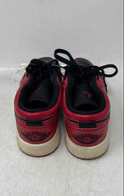 Load image into Gallery viewer, Nike Boys Air Jordan 1 Low Red Black Leather Lace-Up Sneaker Shoes Size 6Y
