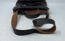 Load image into Gallery viewer, Fossil Womens Brown Inner Pockets Adjustable Strap Shoulder Crossbody Handbag
