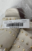 Load image into Gallery viewer, Michael Kors Womens Jagger Cream Leather Studded Block Platform Sandals Sz 8.5M
