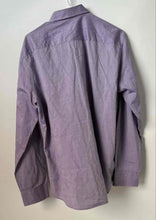 Load image into Gallery viewer, Boss Hugo Boss Mens Purple Long Sleeve Collared Slim Fit Button-Up Shirt Size L
