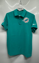 Load image into Gallery viewer, Nike Mens Blue Miami Dolphins NFL Sideline City Pride Polo Shirt Size Small
