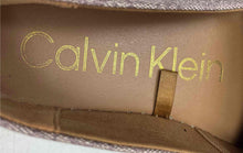 Load image into Gallery viewer, Calvin Klein Womens Popular Beige Brown Monogram Slip-On Ballet Flats Size 10 M
