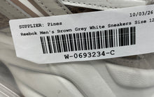 Load image into Gallery viewer, Reebok Mens Charge 30246MCTC Brown Gray White Low Top Sneakers Shoes Size 12

