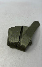 Load image into Gallery viewer, Chan-Thien-My Mens Green Printed Silk Keeper Loop Adjustable Formal Pointed Tie
