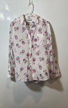 Load image into Gallery viewer, Express Womens Multicolor Floral Long Sleeve Boyfriend Button-Up Shirt Size S
