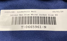 Load image into Gallery viewer, Adidas Mens Tiro 19 Blue White Long Sleeve Full-Zip Track Jacket Size XS
