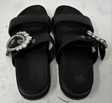 Load image into Gallery viewer, Karl Lagerfeld Womens Brinda Color Black Open Toe Slip-On Slide Sandals Size 7M
