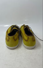 Load image into Gallery viewer, Ga Rucci Mens Yellow Brown Leather Lace-Up Wingtip Derby Dress Shoes Size 11
