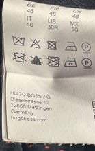 Load image into Gallery viewer, Hugo Boss Mens Black Slash Pockets Flat Front Hook And Bar Dress Pants Size 30R
