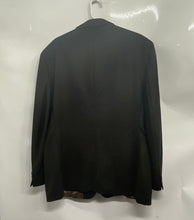 Load image into Gallery viewer, John Weitz Mens Dark Black Long Sleeve Notch Lapel Three-Button Blazer Size 46R
