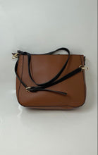 Load image into Gallery viewer, Nanette Lepore Womens Brown Detachable Strap Shoulder Crossbody Handbag
