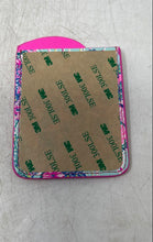 Load image into Gallery viewer, Lilly Pulitzer Womens Pink Beach You To It Stick On Tech Pocket Card Holder
