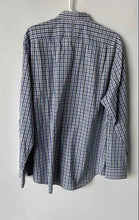 Load image into Gallery viewer, Banana Republic Mens Blue Plaid Cotton Slim Fit Collared Button-Up Shirt Size XL
