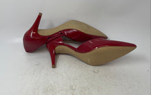 Load image into Gallery viewer, Unisa Womens Red Patent Leather Pointed Toe Ankle Strap D’Orsay Heels Size EU 41
