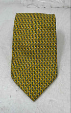 Load image into Gallery viewer, Alfredo Bendiny Mens Yellow Printed Silk Adjustable Formal Pointed Tie
