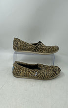 Load image into Gallery viewer, Toms Womens Alpargata Brown Leopard Print Slip-On Sneaker Shoes Size W7

