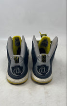 Load image into Gallery viewer, Adidas Mens Derrick Rose 5 Boost C76491 Gray Yellow Basketball Shoes Size 10
