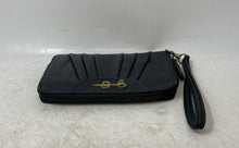 Load image into Gallery viewer, Jessica Simpson Womens Frankie Black Credit Card Holder Zipper Wristlet Wallet
