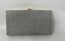 Load image into Gallery viewer, Shirl Miller LTD Womens Gray Gold-Tone Card Holder Zip Compartment Clutch Wallet
