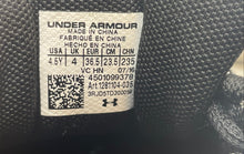 Load image into Gallery viewer, Under Armour Kids Gray Round Toe Low Top Lace-Up Sneaker Shoes Size 4.5Y
