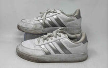 Load image into Gallery viewer, Adidas Womens Breaknet 2.0 ID0471 White Leather Low Top Tennis Shoes Size 9
