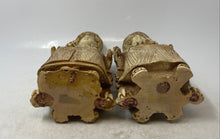 Load image into Gallery viewer, Chinese Figurines Emperor And Empress Statues Pair Carved Resin Collectibles
