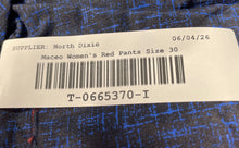 Load image into Gallery viewer, Maceoo Mens Red Pockets Straight Leg Trouser Pants Size 30 With Tag
