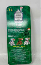 Load image into Gallery viewer, Ty Beanie Baby Green Erin The Bear Ronald McDonald House Retired Plush Toy
