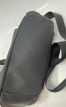 Load image into Gallery viewer, Calvin Klein Womens Black Inner Pocket Adjustable Strap Flap Shoulder Purse
