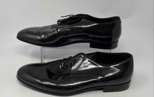 Load image into Gallery viewer, Authentic Giorgio Armani Mens Black Lace-Up Oxford Dress Shoes Size 8.5 Worn
