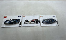 Load image into Gallery viewer, Lot Of 3 Pcs Assorted Lego Ford &amp; McLaren Building Toy Instruction Manuals
