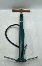 Load image into Gallery viewer, SKS Germany Green Bicycle Tyre Manual Hand Air Pump With Wood Handle Not Tested

