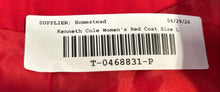 Load image into Gallery viewer, Kenneth Cole Reaction Womens Red Long Sleeve Collared Full Zip Puffer Jacket L

