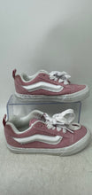 Load image into Gallery viewer, Vans Girls Knu Skool 721356 Pink Round Toe Lace-Up Low Top Tennis Shoes Size 2
