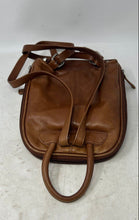 Load image into Gallery viewer, Osgoode Marley Womens Brown Leather Adjustable Shoulder Strap Backpack
