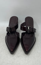 Load image into Gallery viewer, Zara Womens Brown Pointed Toe Slip-On Wedge Mules Sandals Size 38
