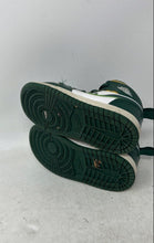 Load image into Gallery viewer, Nike Kids Air Jordan 1 Mid 640735-371 White Green Sneaker Shoes Size 8C
