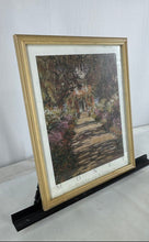 Load image into Gallery viewer, Garden Path At Giverny By Claude Monet Abstract Landscape Framed Art Print
